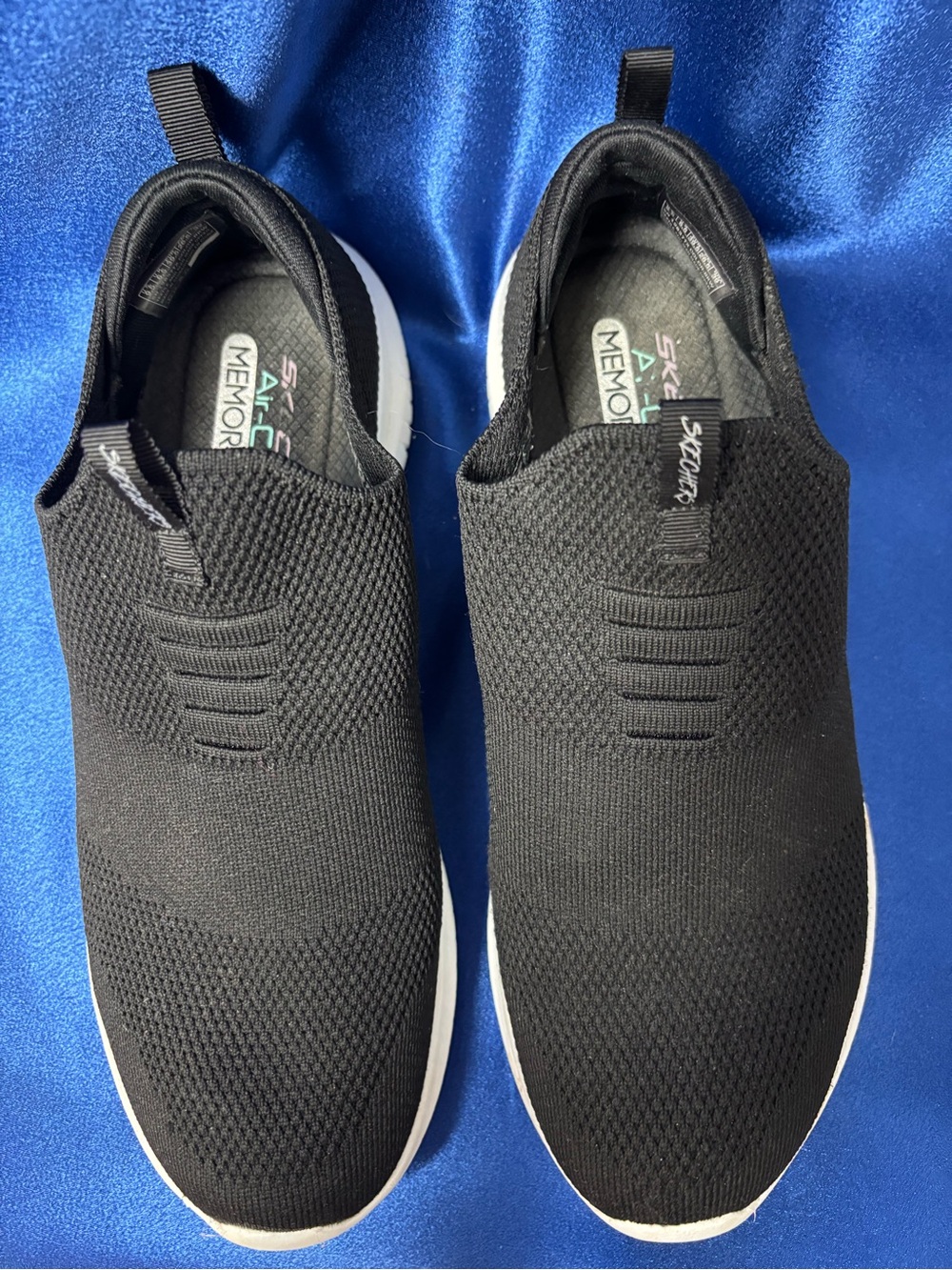 Women’s Skechers Hands Free Slip-ins Ultra Flex 3.0 Smooth Step Sneakers Black